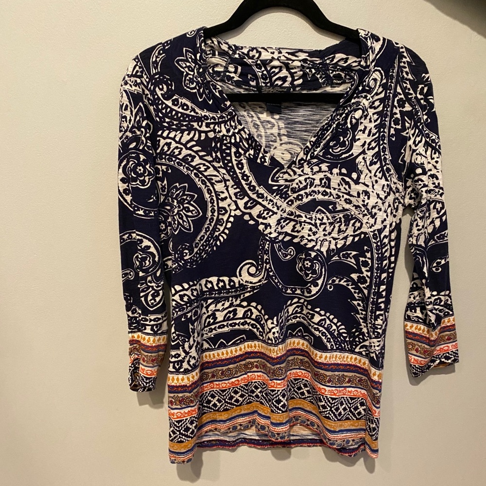 Women’s Lucky Brand Printed Knit Coverup